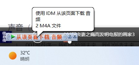 IDM 自动嗅探下载