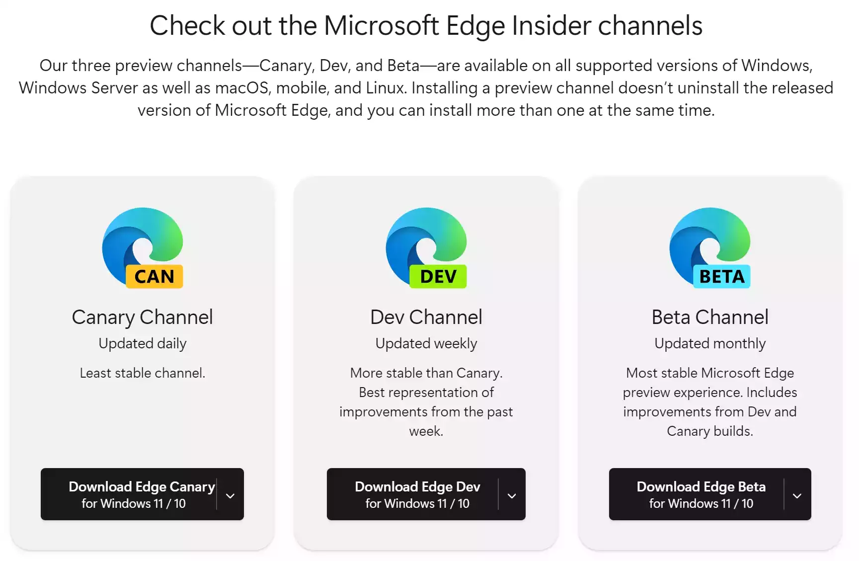 Edge Canary